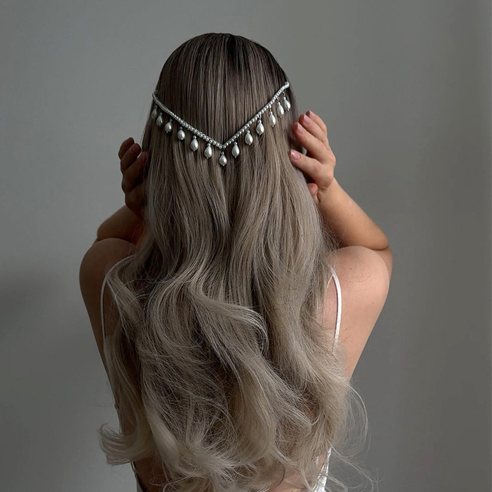 Crystal Waterdrop Bridal Headpiece