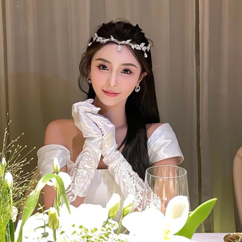 Water Drop Crown Bridal Headpiece